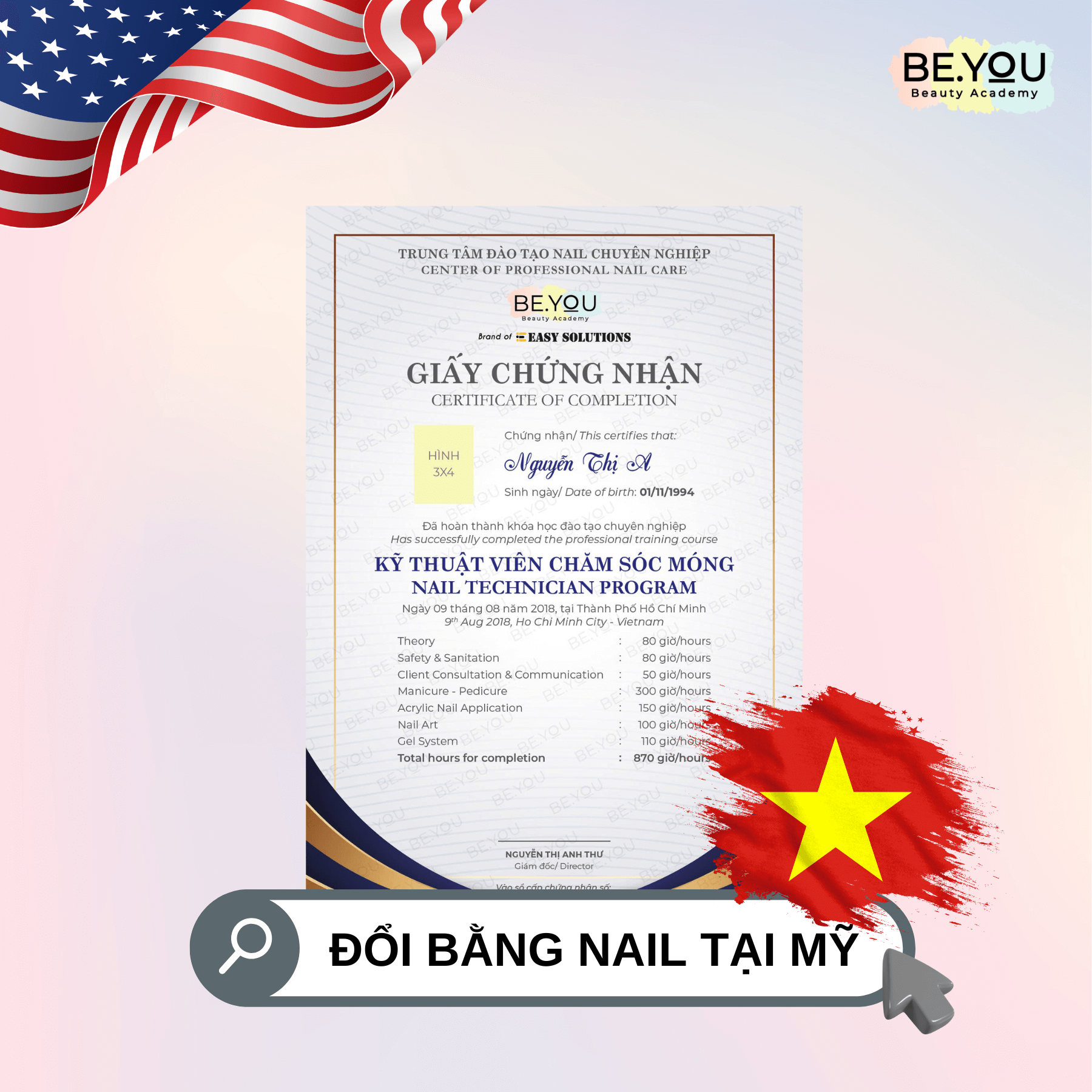 Dịch vụ đổi giờ bằng cấp Mỹ