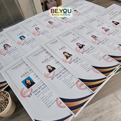 Chứng chỉ nghề quốc tế của Be You Academy