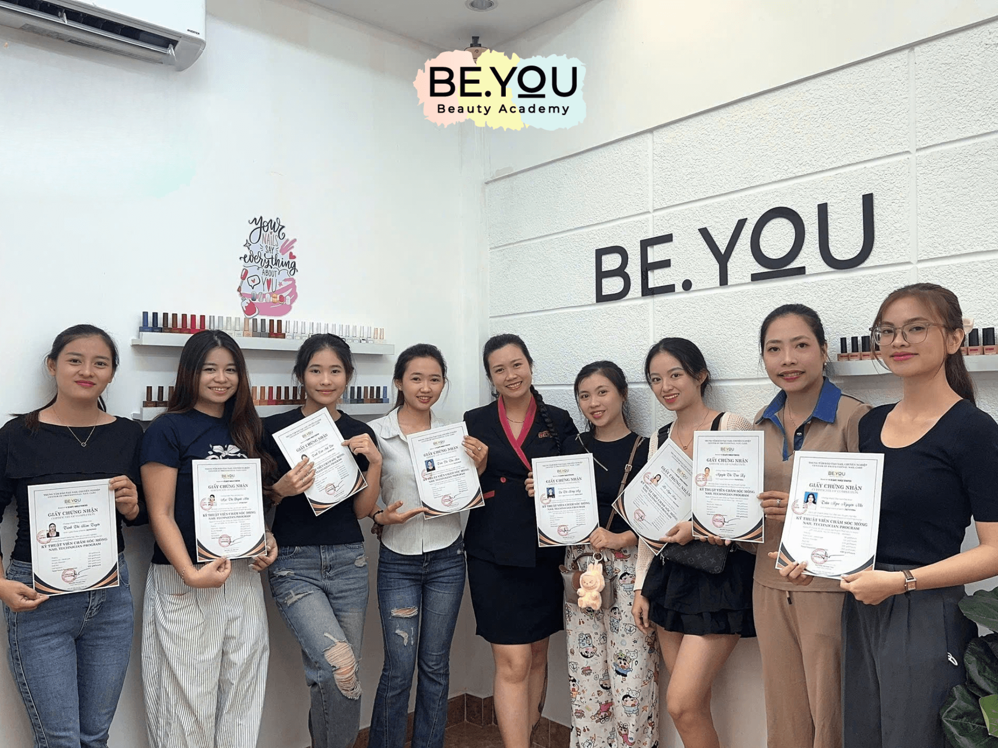 thi tín chỉ tại be you nail academy (5)